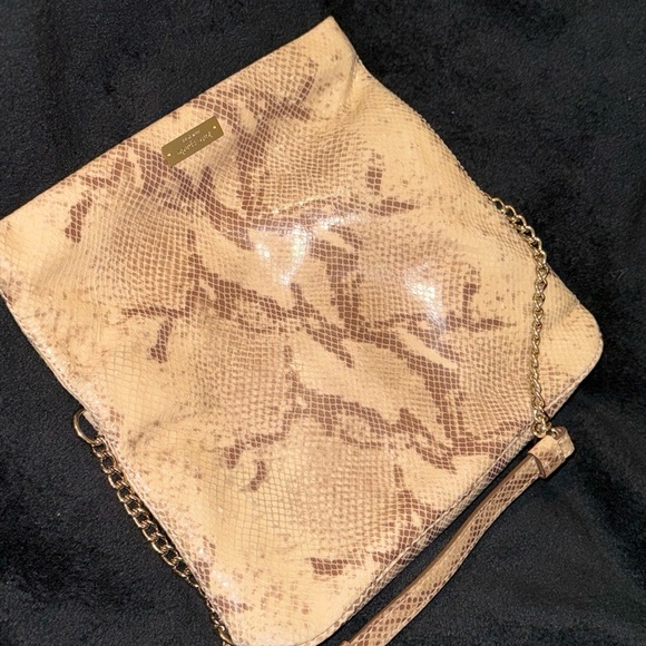 Kate Spade Tan Clutch with Gold Accents - Picture 6 of 13